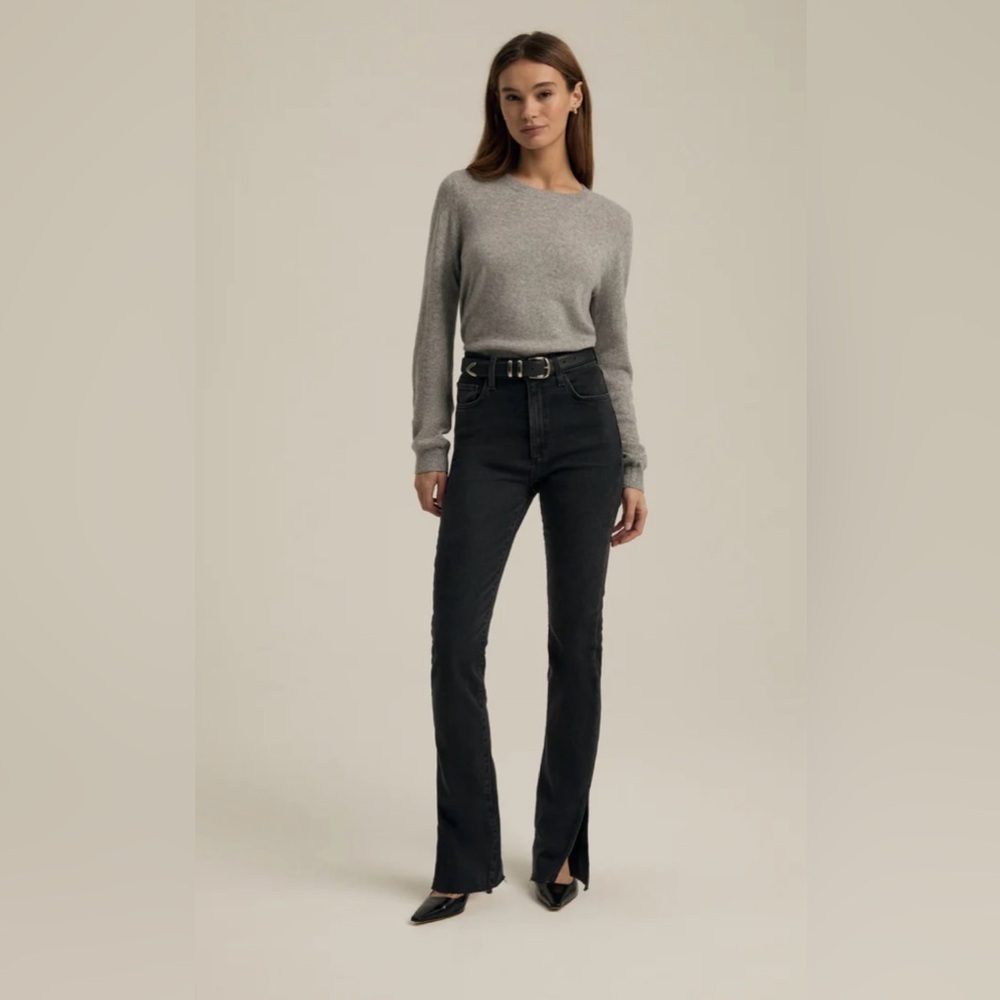 Favorite Daughter Valentina Jeans Black Boulder Wash size 29 high rise NWT - Picture 6 of 11